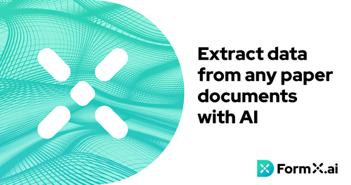 FormX เป็นเครื่องมือสกัด หรือ คัดลอกข้อมูล จากกระดาษไปเป็น Digital ที่ใช้ปัญญาประดิษฐ์ (AI)