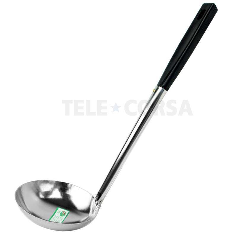 Telecorsa กระบวยน้ำใหญ่ กระบวยตักน้ำซุป สแตนเลส รุ่น Soup-spoon-big-03a-T5