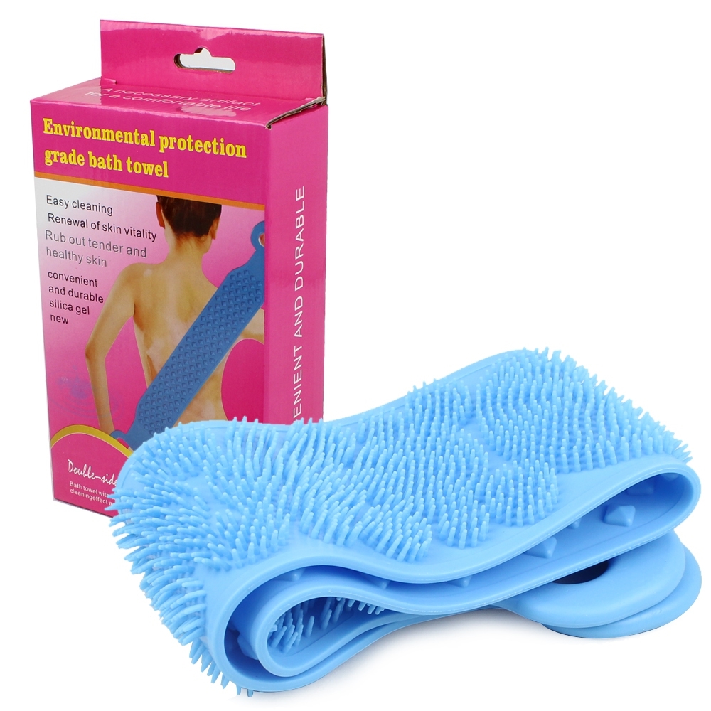 Telecorsa แผ่นขัดผิว อาบน้ำ แผ่นซิลิโคนขัดผิวอาบน้ำ รุ่น Bath-towel-protect-05f-J1