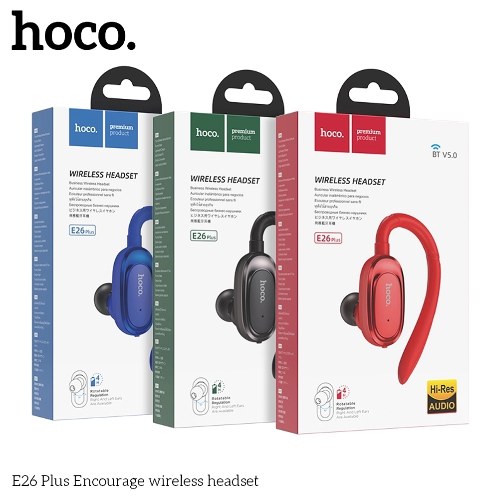 Telecorsa Hoco E26. Wireless Headset คละสี รุ่น HDMI-Lighting-Hoco-UA14-03C-Ri