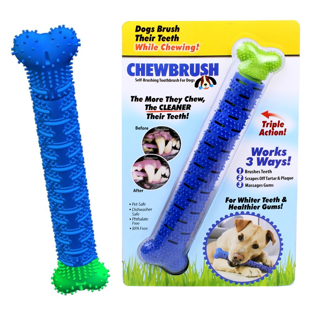 Telecorsa  ที่ขัดสุนัข ยางขัดฟันสุนัข รูปกระดูก Chew Brush รุ่น Chew-Brush-Dog-05e-J1