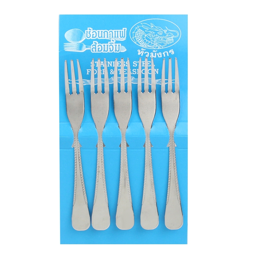 Telecorsa fruit fork 5-piece fruit fork set 1 set model Fork-Fruit-Coffee-5packs-00h-June-Beam