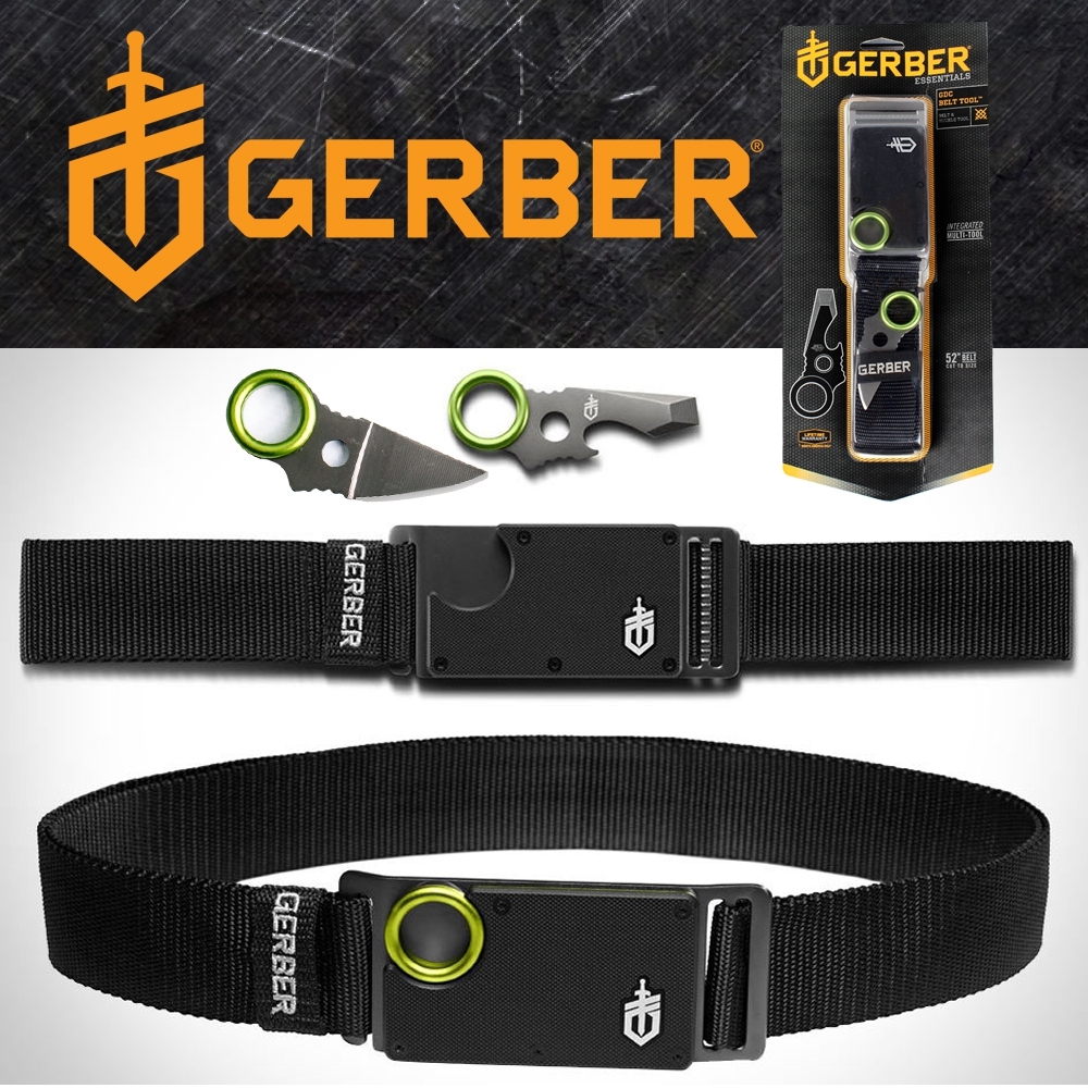 Telecorsa เข็มขัด ซ่อนมีดอเนกประสงค์ GERBER GDC Belt Tool รุ่น Belt-Tool-09B-K1