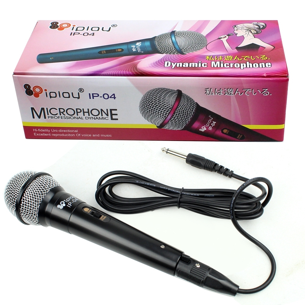 Telecorsa Microphone IPLAY IP-04 cable length 2 meters model IP04-00e-Song