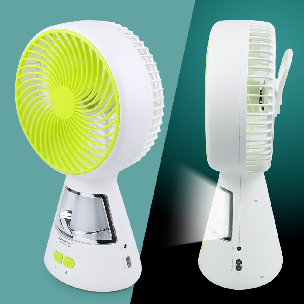 Telecorsa table fan Wireless with led light Kamisafe KM-F0296 model KM-F0296-01c-Song