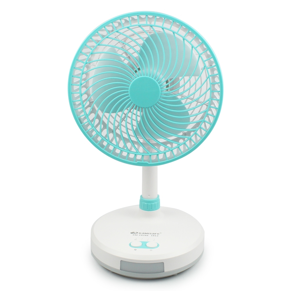 Telecorsa table fan Wireless with led light Kamisafe KM-F0286 model KM-F0286-01c-Song