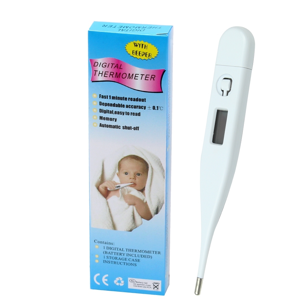 Telecorsa เครื่องวัดอุณหภูมิ เทอร์โมมิเตอร์วัดไข้ ปรอทวัดไข้ดิจิตอล  รุ่น Kids-Portable-thermometer-06a-June-Beam