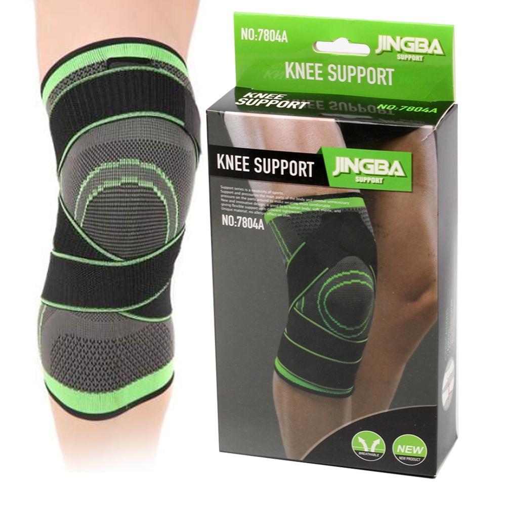 Telecorsa ผ้ารัดเข่า ปลอกรัดเข่า สนับเข่า อุปกรณ์ซัพพอร์ตเข่า Knee Support 7804A รุ่น Knee-Support-7804A-00H-DB