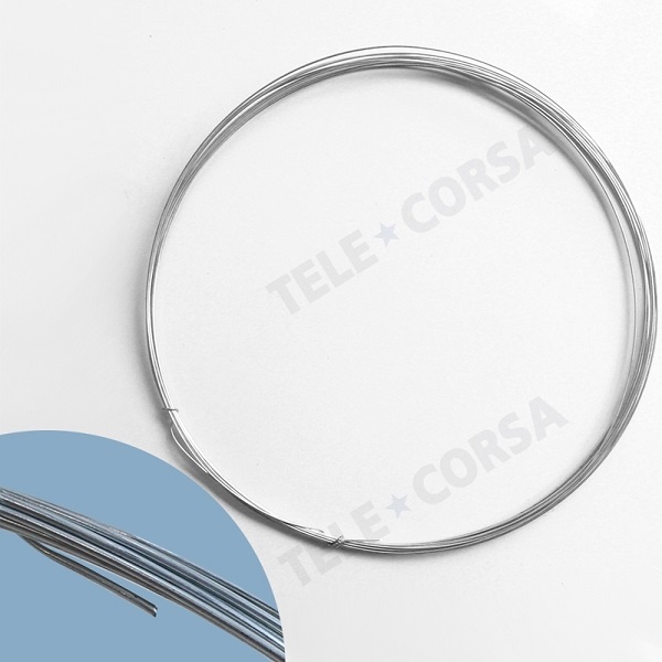 Telecorsa ลวดขาว ลวดสังกะสี ลวดชุบซิงค์ขาว รุ่น iron-wire-hard-10m-03a-Boss
