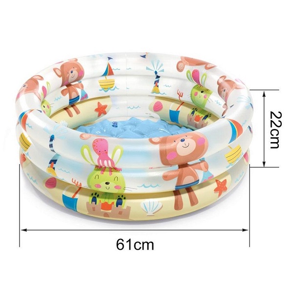 Telecorsa plastic swimming pool for kids size (61x22cm) model 61CM-plastic-swimming-pool-kids