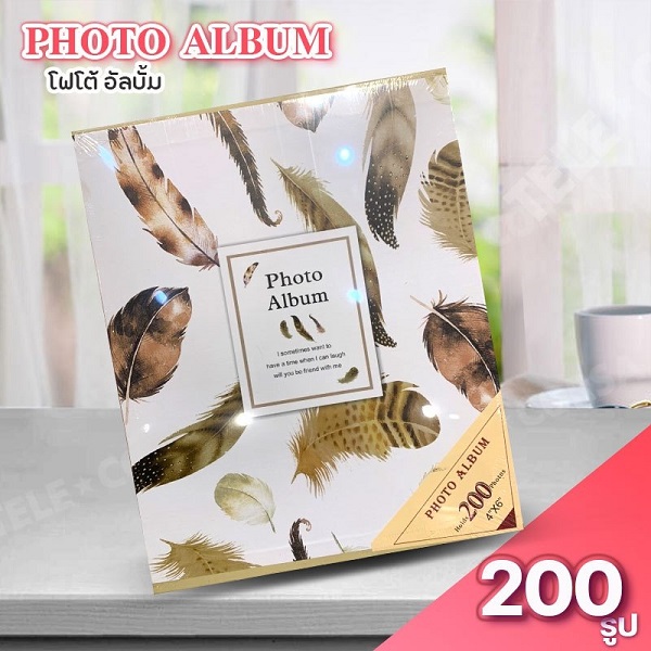 Telecorsa Photobook อัลบั้ม 200 ช่อง มีให้เลือกลาย/แบบ รุ่น New-black-bear-Photo-Album-200-Pieces-90a-OKs