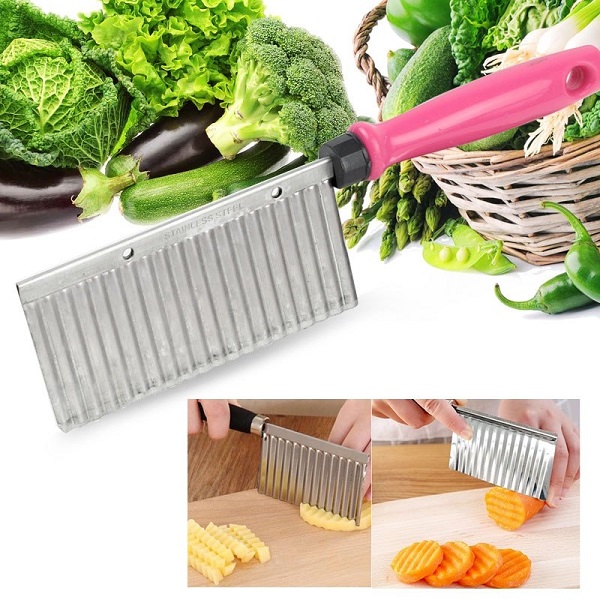 1 large wave vegetable and fruit knifeTelecorsa