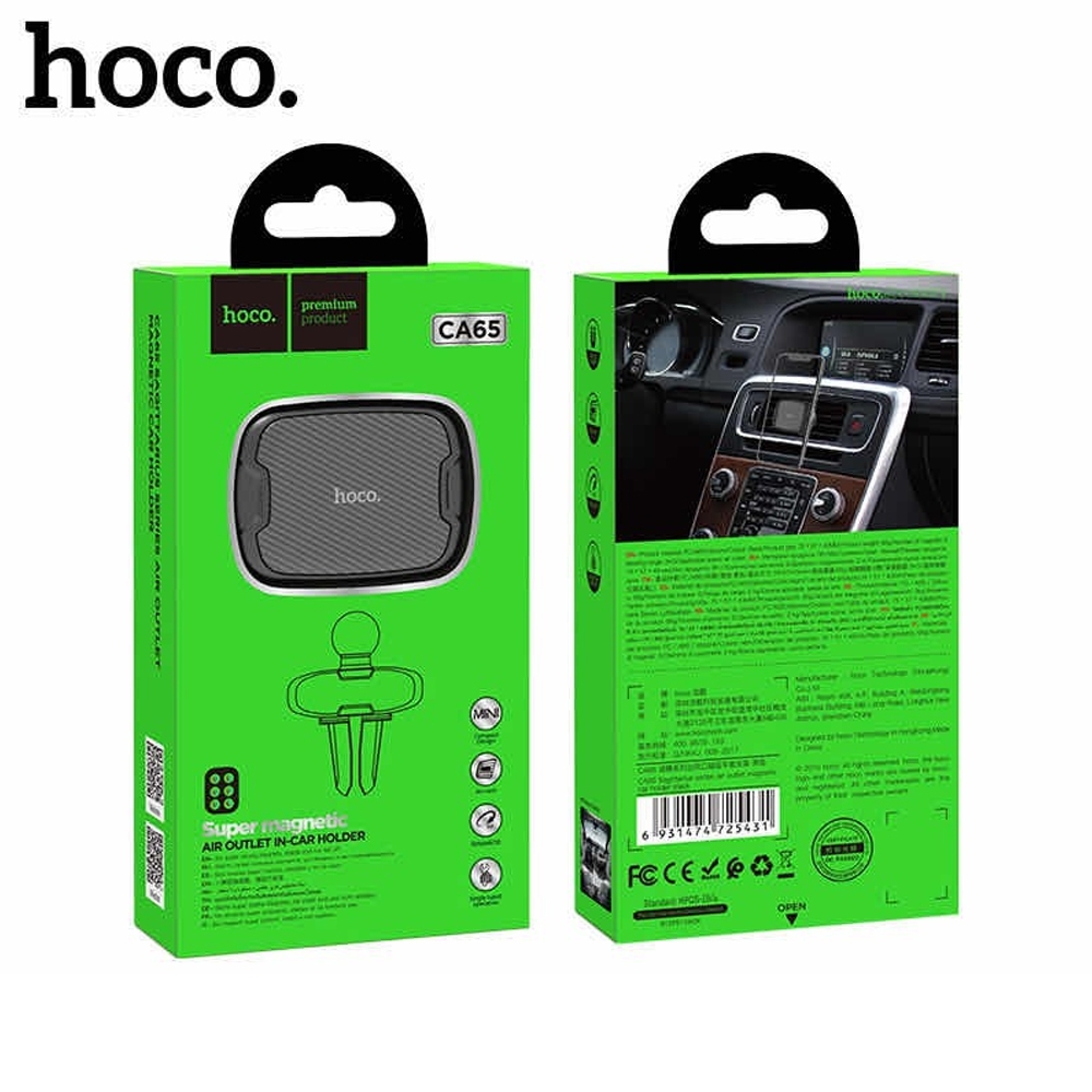 Telecorsa Hoco CA65 Car holder  ที่จับโทรศัพท์แบบแม่เหล็ก ติดช่องแอร์ รุ่น Aircon-Mobile-holder-CA65-03A-Ri