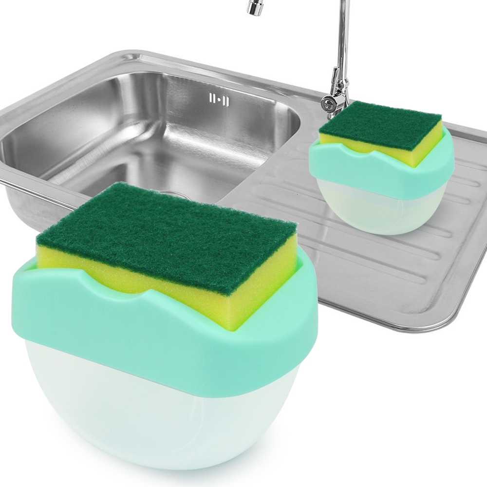 Telecorsa เครื่องกดน้ำยาล้างจาน Soap Pump Sponge Caddy รุ่น Soap-pump-sponge-caddy-sink-00e-J1