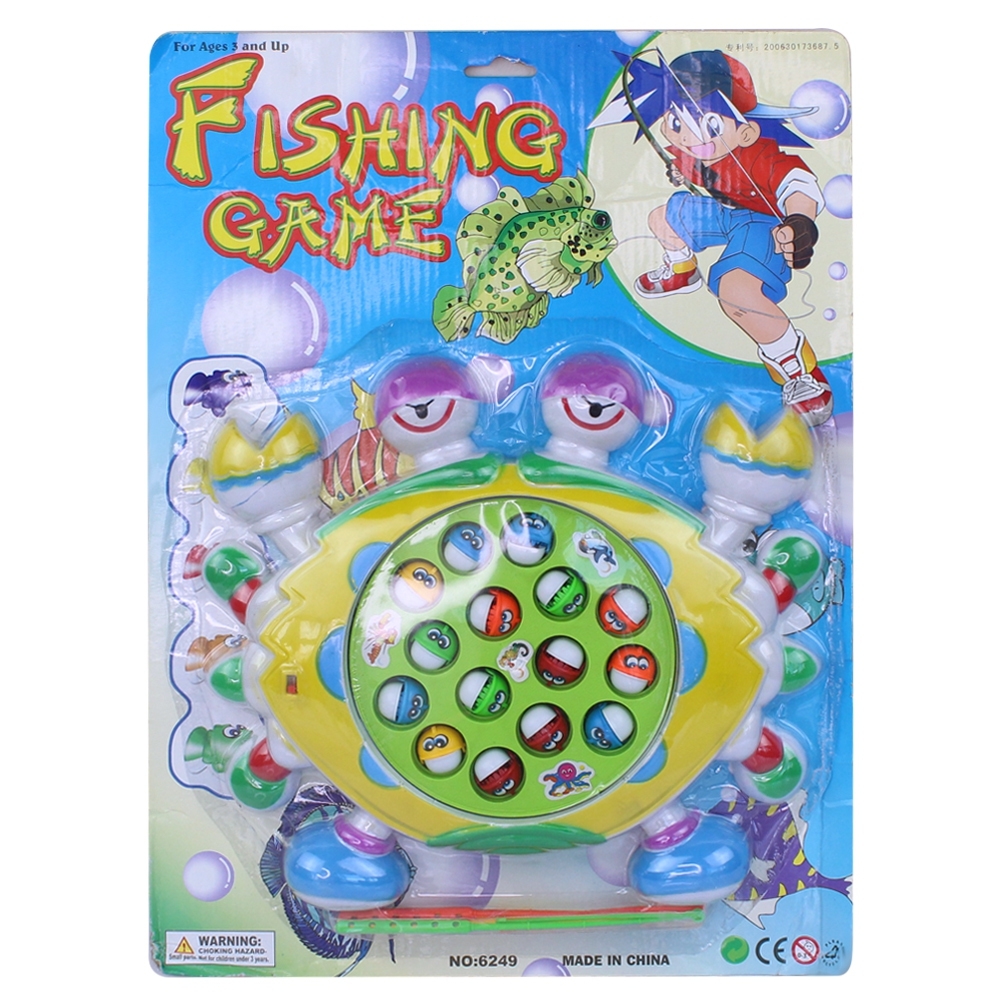 Telecorsa ชุดของเล่นเกมส์ตกปลา Fishing Game รุ่น  crab-fishing-set-portable-02a-Toy