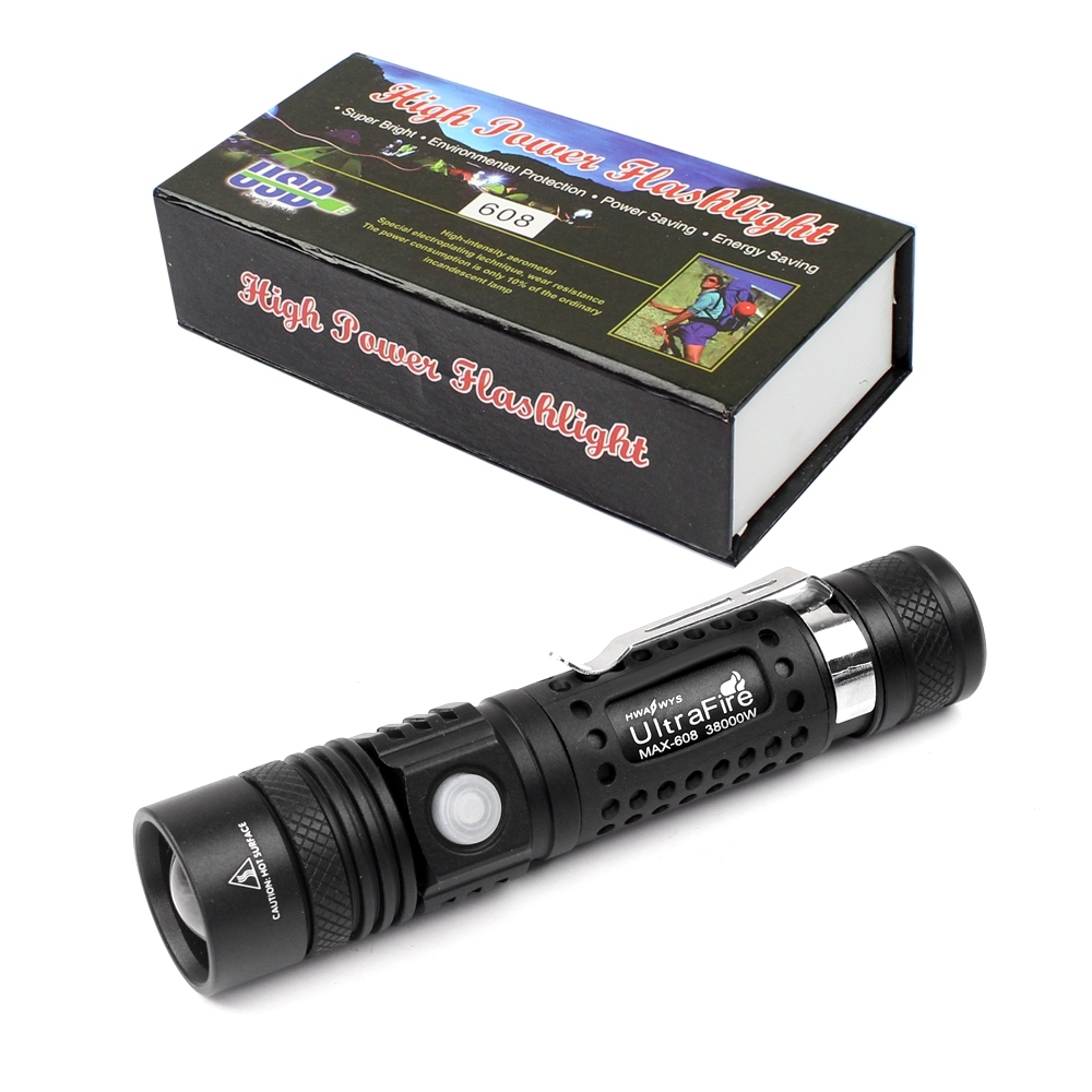 Telecorsa ไฟฉาย High Power Flashlight N0.608 รุ่น High-Power-torch-flash-light-camping-608-00A-K2