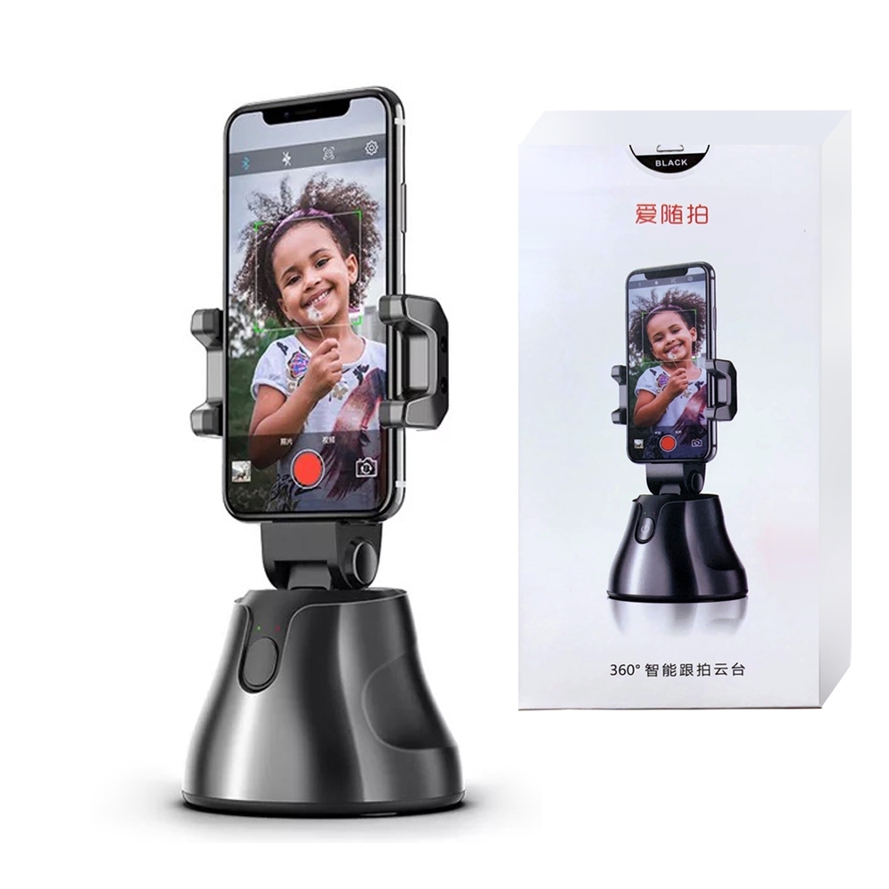 Telecorsa ไม้เซลฟี่หมุนได้ 360 องศาแบบพกพา รุ่น automatic-selfie-stand-360-09C-Ri