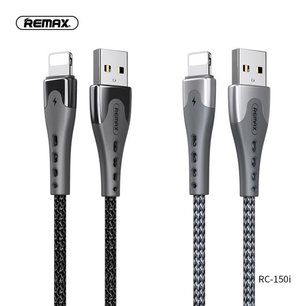 Telecorsa Remax สายชาร์จ iPhone RC-150a 1 เมตร คละสี รุ่น RC-150i-iphone-cable-05g-Ri