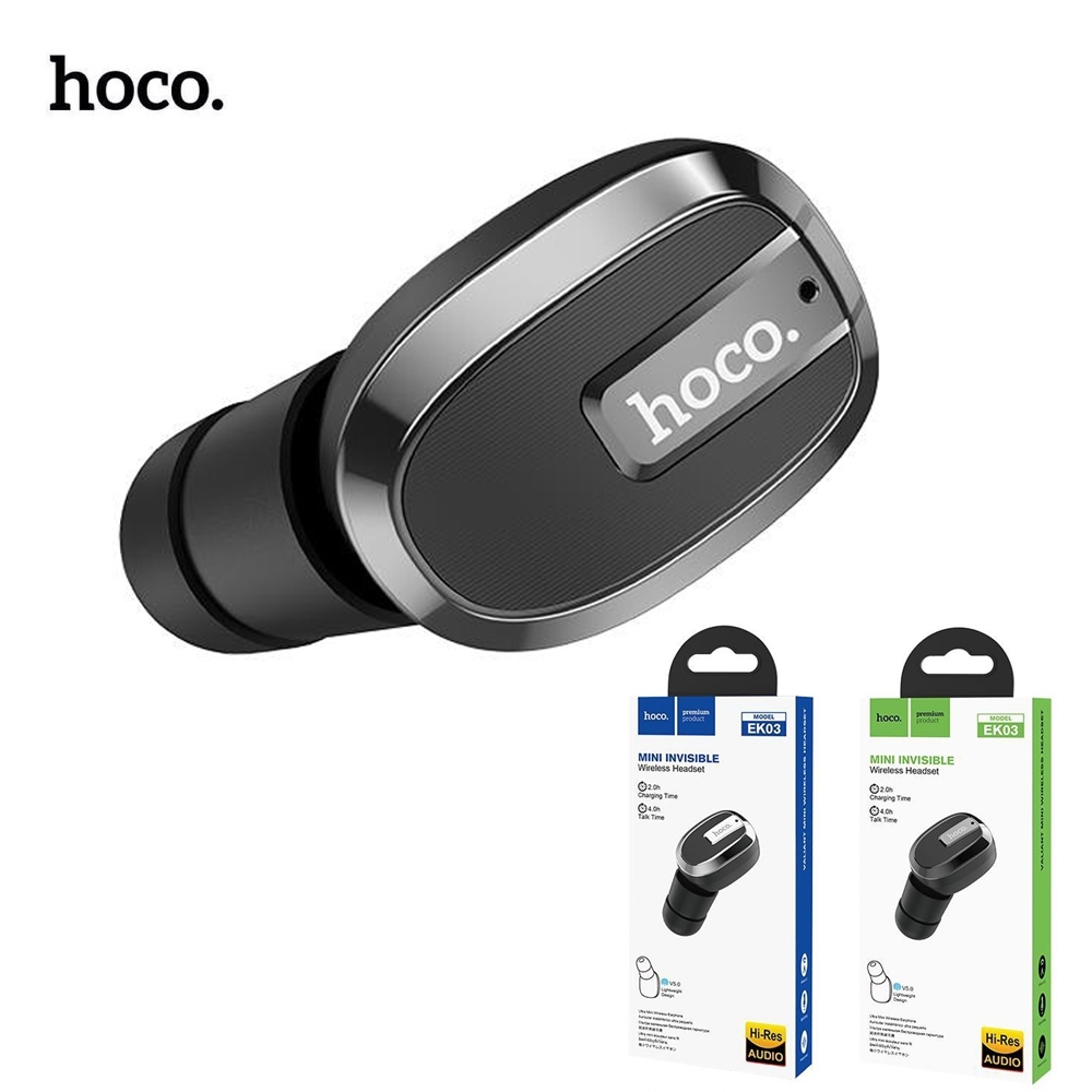Telecorsa Hoco EK03 MINI INVISIBLE WIRELESS HEADSET หูฟังบลูทูธ รุ่นportable-bluetooth-speaker-EK-03-05A-Ri