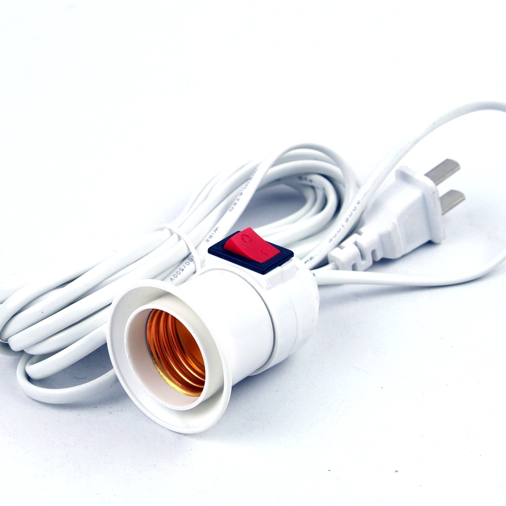 Lamp holder E27 Plug type with switchTelecorsa