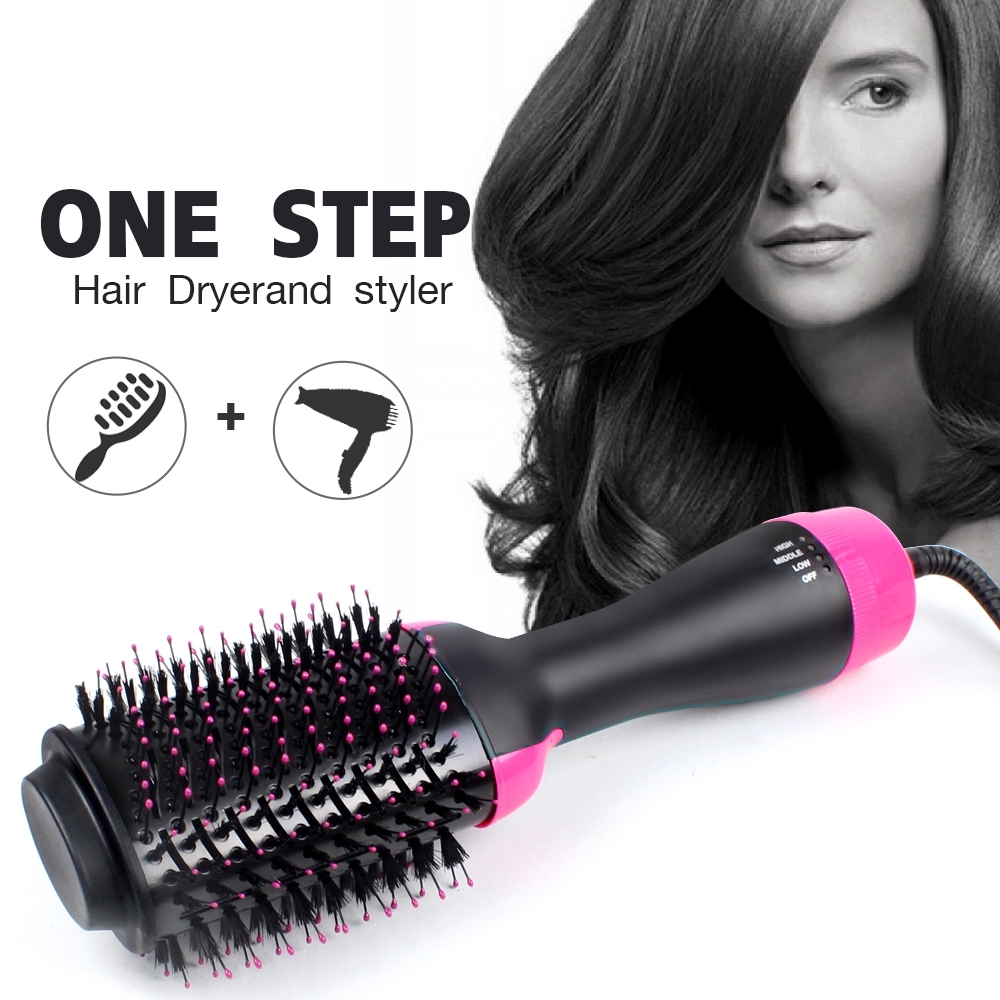 Telecorsa Hair Dryer Comb 2 in 1 is both a comb and a hair dryer One Step Hair Dryer and Styler Model One-Step-05C-J1.