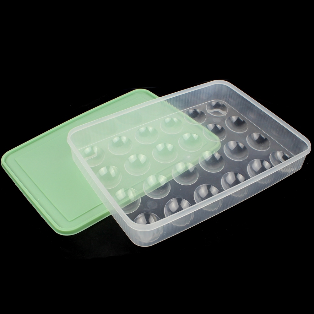 Telecorsa กล่องเก็บไข่ กล่องใส่ไข่ 24 ช่อง สำหรับตู้เย็น รุ่น Plastic-Tray-00e-J1