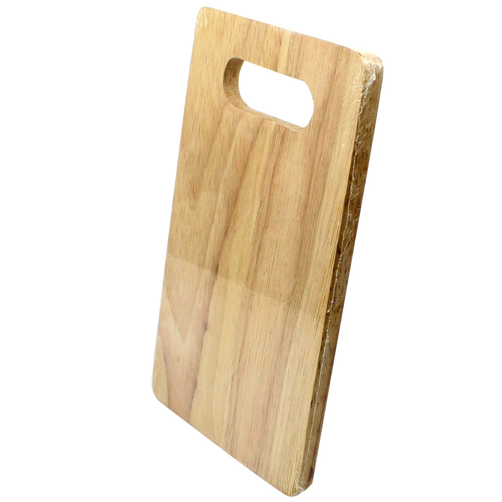 Telecorsa เขียง เขียงไม้ ขนาดเล็ก มีช่องมือจับ รุ่น Rectangle-Hole-wooden-Cutting-Board-06a-June3-Beam