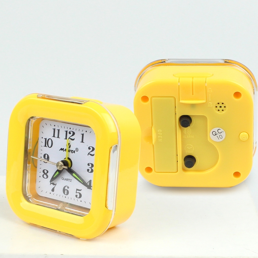 Telecorsa นาฬิกาปลุก ทรงสี่เหลี่ยม Alarm Clock XD796  รุ่น Square-plastic-Alarm-Clock-XD796-00b-Song