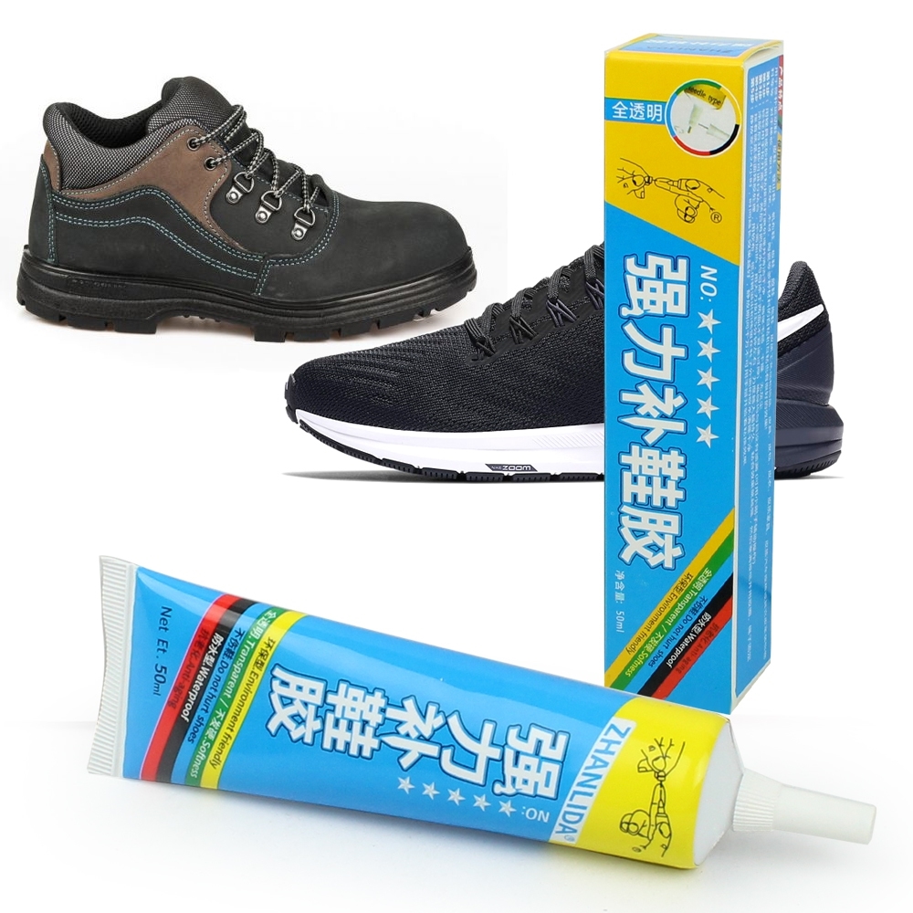 Telecorsa กาวติดรองเท้า กระเป๋า เครื่องหนัง รุ่น Strong-Shoe-Repair-Glue-blue-00c-J1