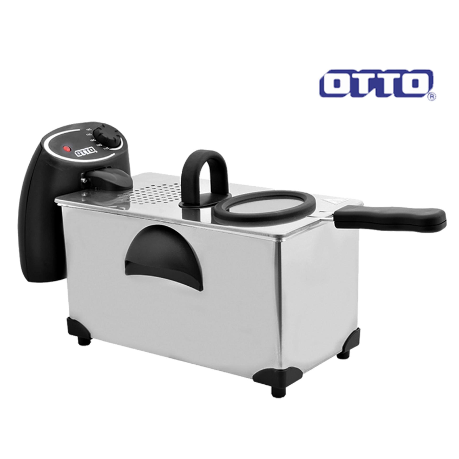 Otto Electric Deep Fryer 1,700 Watts Capacity 3 Liters Code DF-375