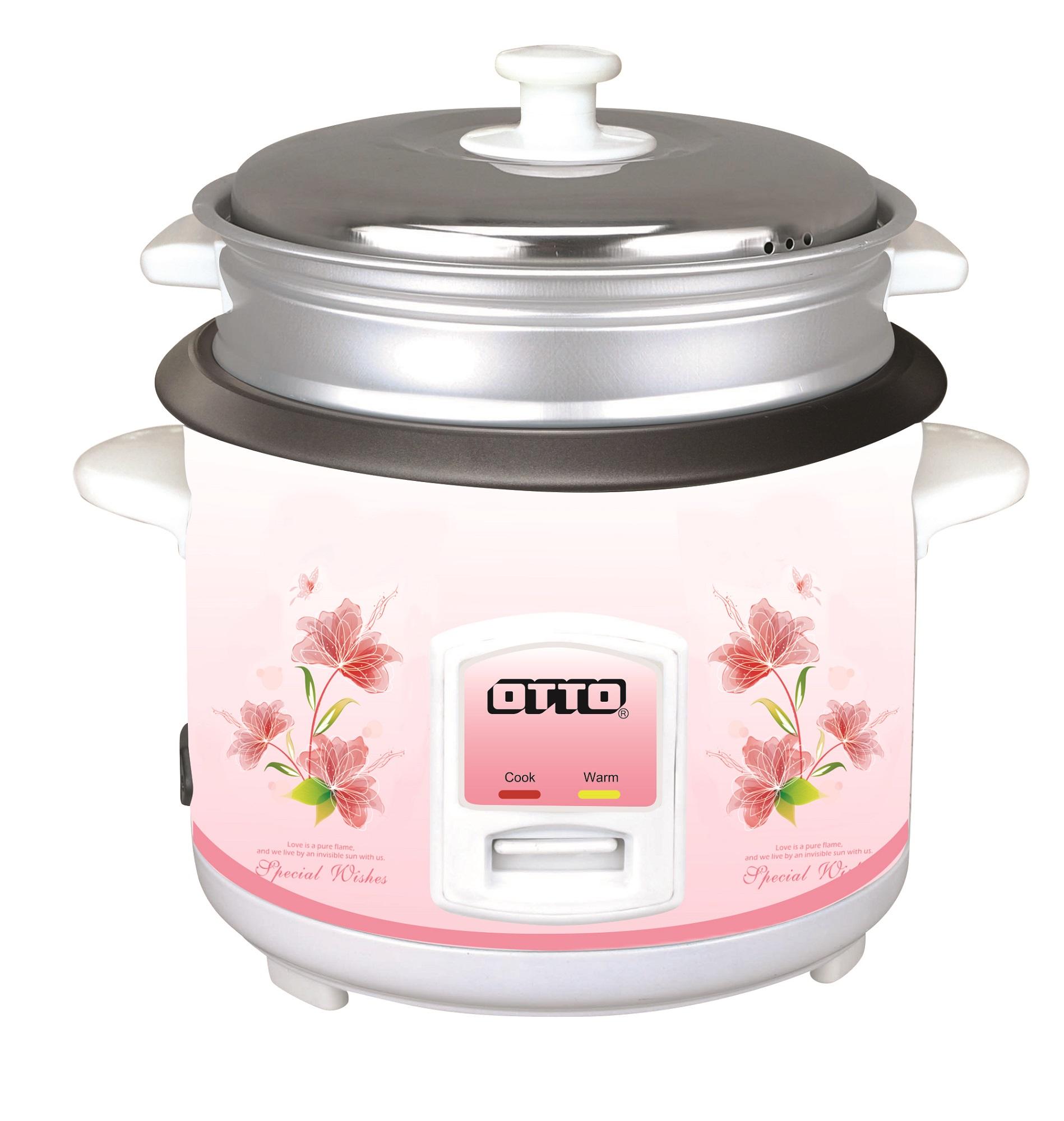 Otto Electric Rice Cooker, 1.8 Liter Capacity, CDE CR-118T