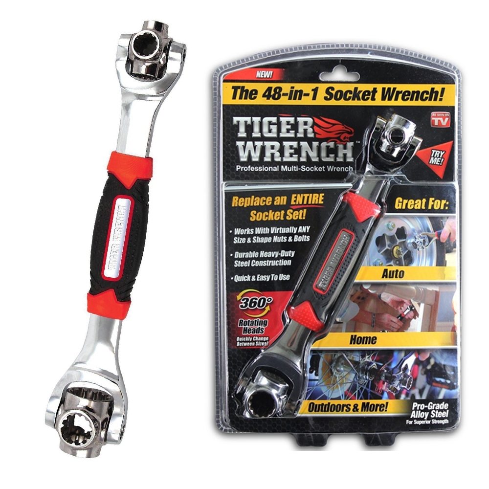 Telecorsa ประแจ 48 in 1 อเนกประสงค์ Tiger Wrench Universal Wrench  รุ่น Universal48in1-08a-J1