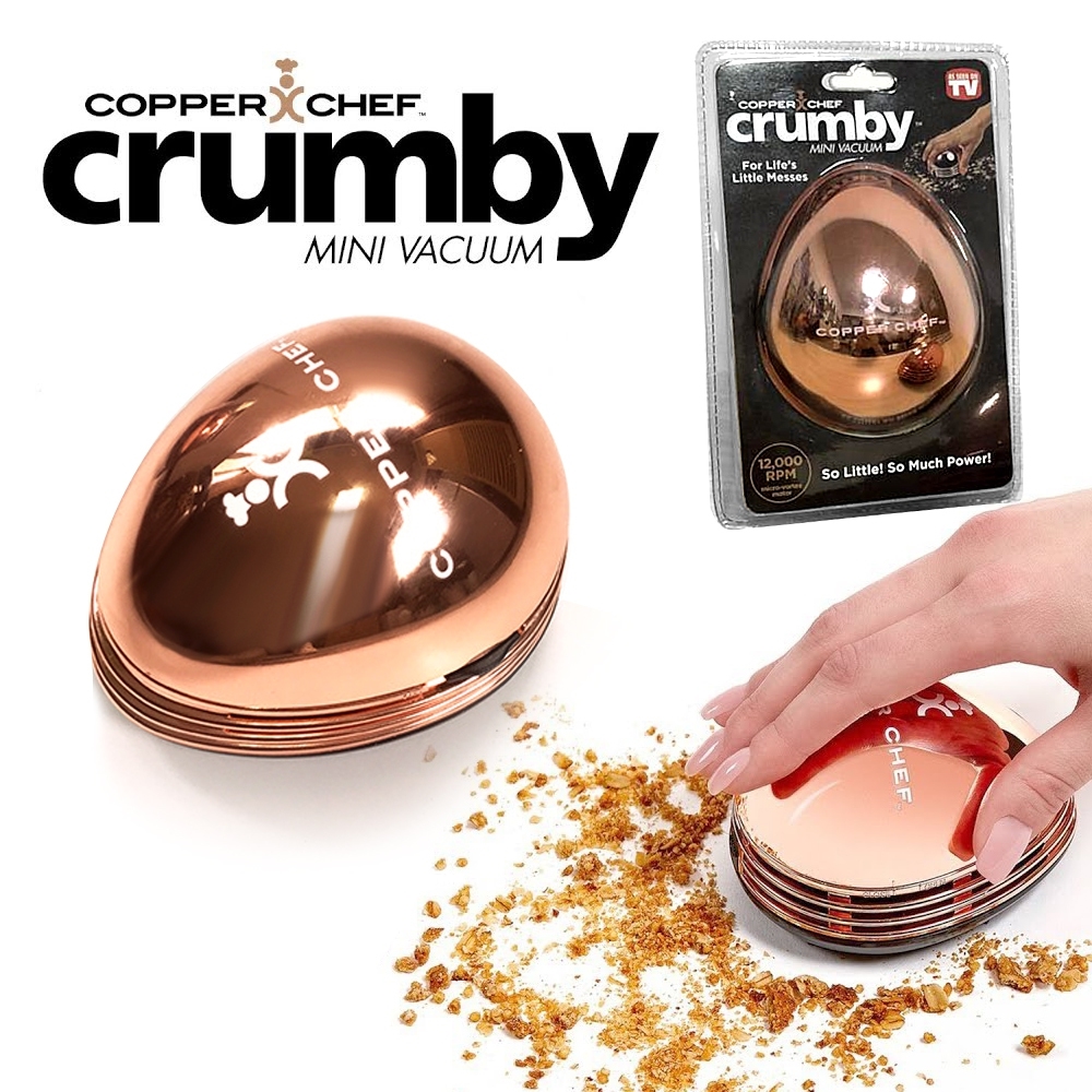 Telecorsa vacuum cleaner Small wireless Portable Vacuum Cleaner Copper Chef Crumby Mini Vacuum Model Crumby-Chef-02A-J1