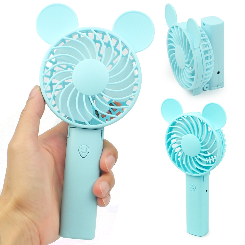 Telecorsa พัดลมมินิ พัดลมขนาดพกพา Animal Mini Fan  Bear Style รุ่น AnimalMiniFan-BearStyle-00f-Song