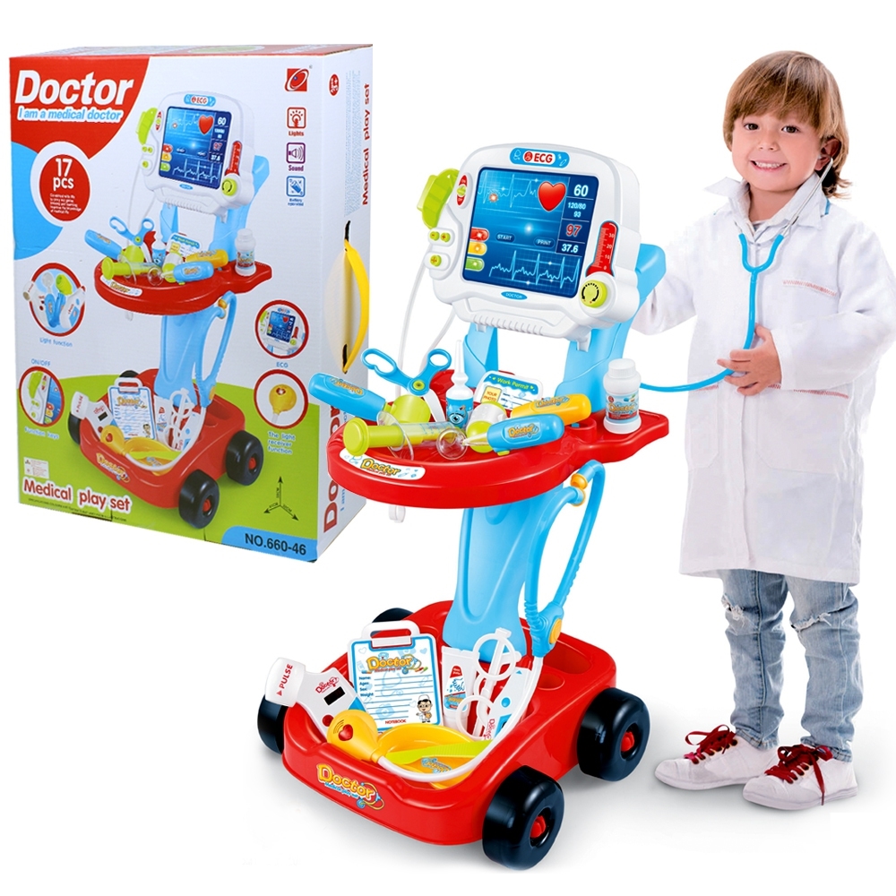 Telecorsa Doctor Set Children's Toy Doctor I am a Medical Doctor Model Doctor-Set-660-46-02D-Rim