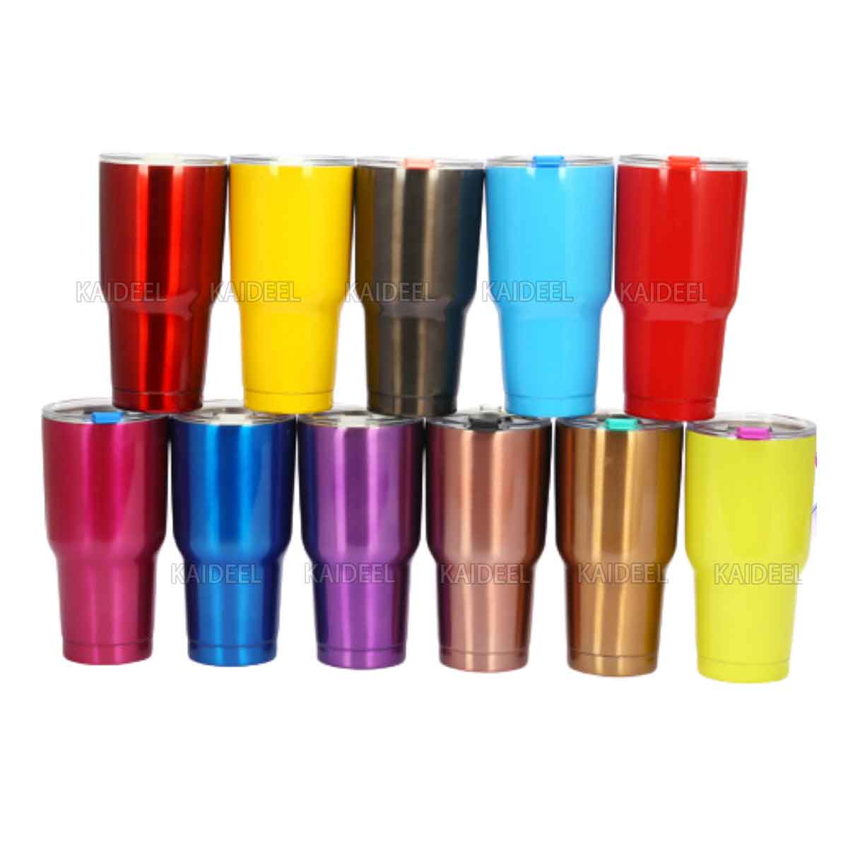 kaideel thermos cold cup, 30 Oz cup, stainless steel cold cup (7 colors)