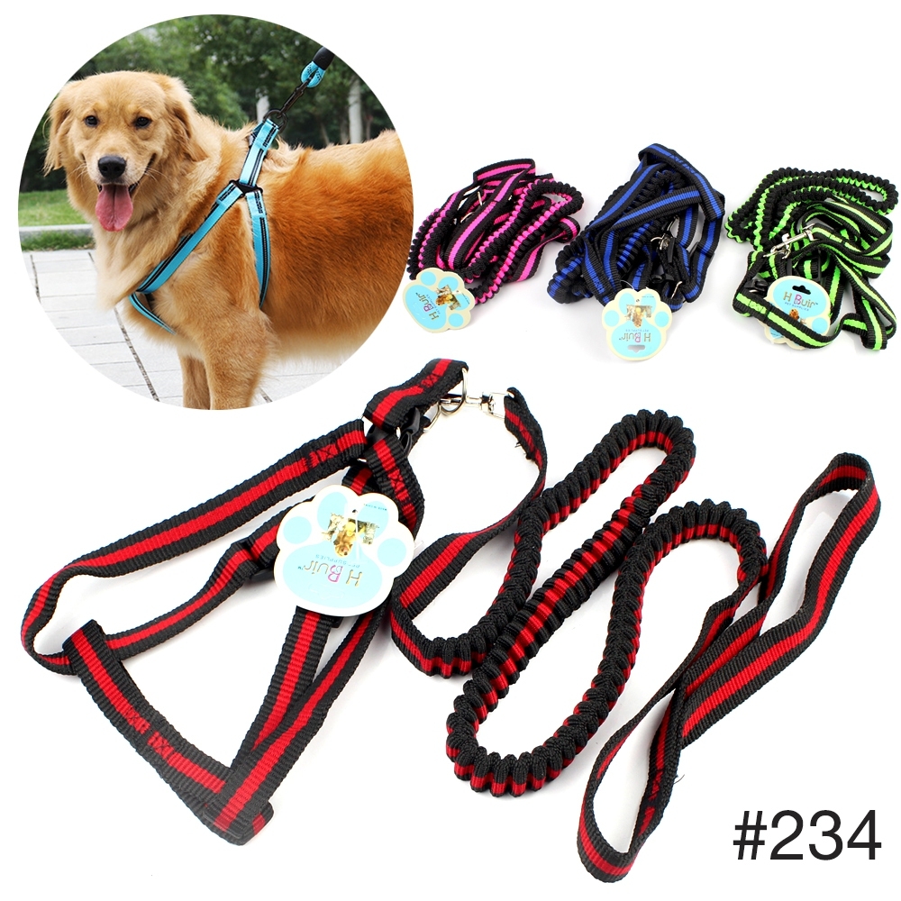 Telecorsa Pet Leash Dog Harness (234) Not Specified Code 234-Cloth-Dog-Strip-Walking-3cm-Thick-02A-June