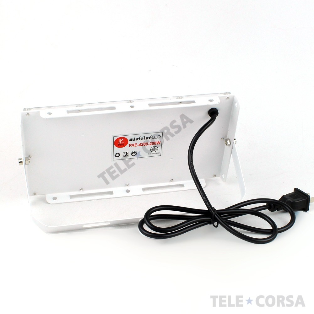 Telecorsa  โคมไฟสปอร์ตไลท์ LED PAE-4200(200W)รุ่น Led-light-pae-200w-4200-52a-Song