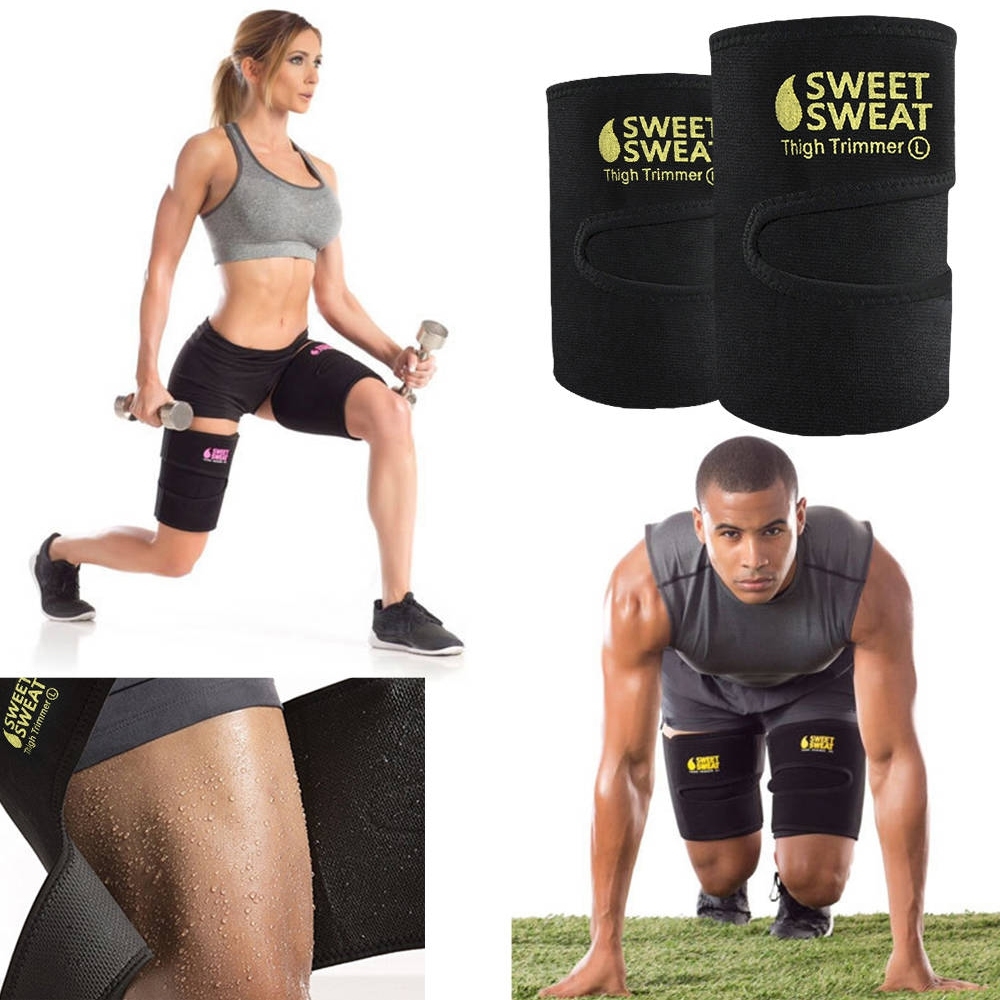 Telecorsa เข็มขัดรัดต้นขา ผ้ารัดต้นขา ลดการปวดเมื่อย Sweet Sweat Thigh Trlmmer Belt รุ่น SweetSweat-00h-J1