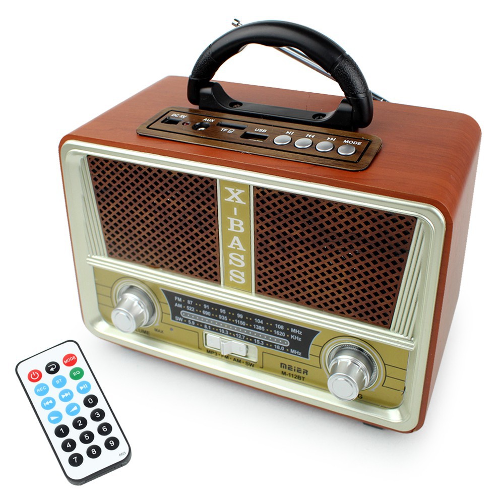 Telecorsa Radio Portable Vintage Audio Model M-112BT-10D-P3