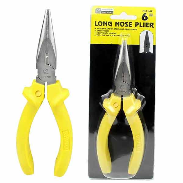Nose Pliers Rhino No.642 6 inch, model Rhino642-6-05F-Intex