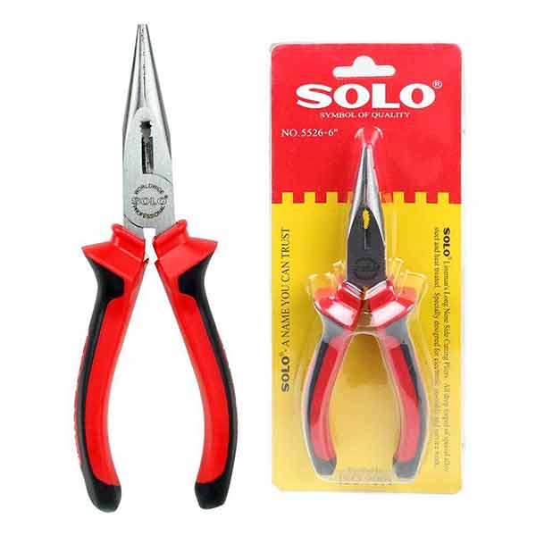 Telecorsa Nose Pliers Solo No.5526 6" Model Solo5526-6-07G-Intex