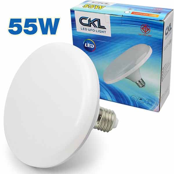 Telecorsa หลอดไฟ CKL LED UFO แสงสีขาว 55W รุ่น Dish-Light-Bulb-55w-00i-Song