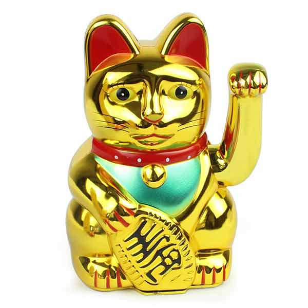 Telecorsa แมวกวัก นำโชคสีทอง รุ่น LuckyCat00F-Aek