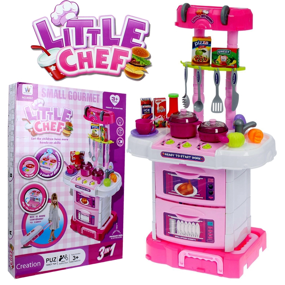 Telecorsa ชุดครัว ของเล่นเด็ก Little Chef Small Gourmet รุ่น Kitchen-097-02D-Rim