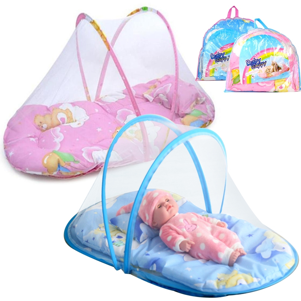 Telecorsa baby mattress Portable baby mattress with mosquito net cover Baby Happy W3 model W3-02a-JS