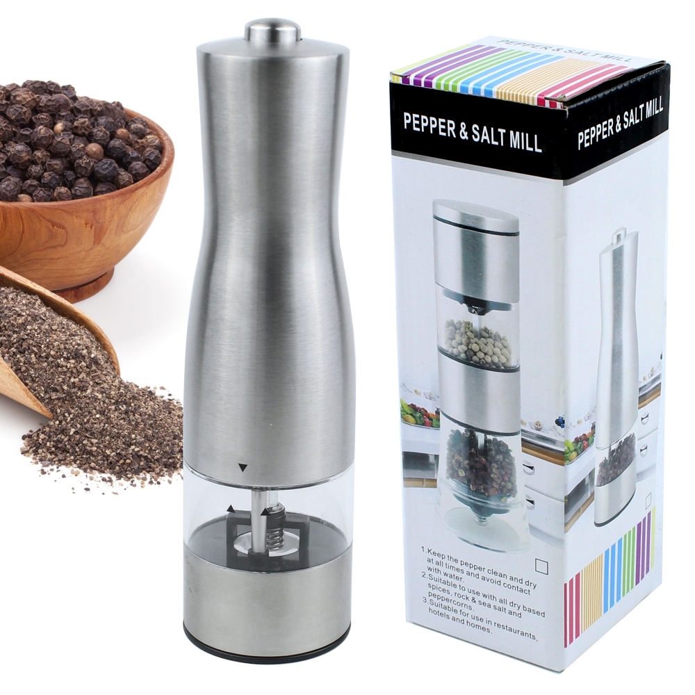 Telecorsa เครื่องบดพริกไทย ขวดบดพริกไทย  Pepper & Salt Mill รุ่น PepperSalt06a-J1