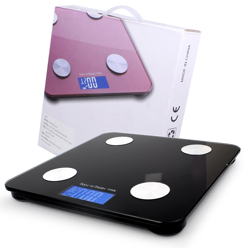 Telecorsa เครื่องชั่งน้ำหนัก อัจฉริยะ Smart Body Fat Scale รุ่น SmartBodyFatScale-08B-K2