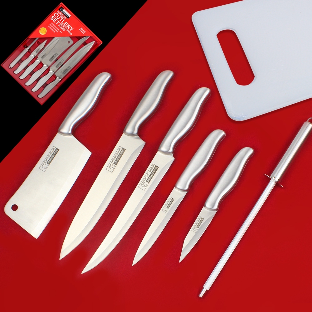 Telecorsa ชุดมีด 7 ชิ้น Rhino รุ่น Rhino-Cutlery-Set-00c-June