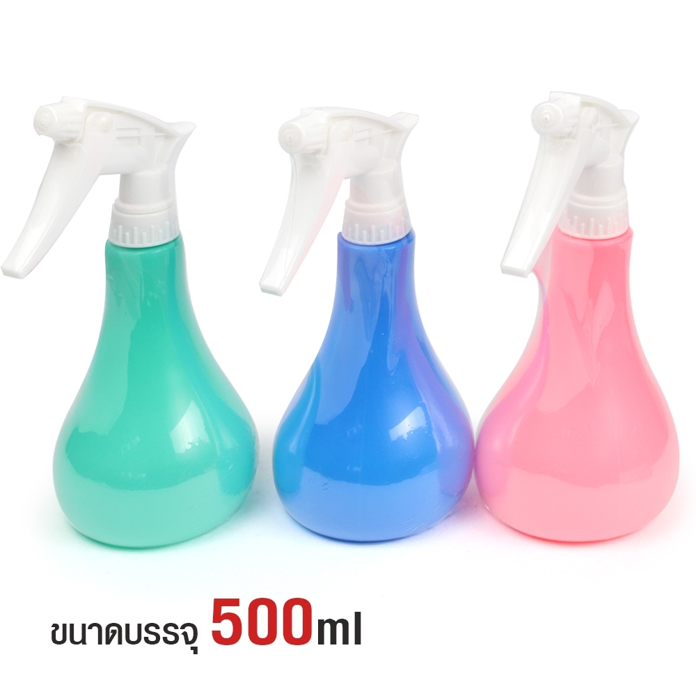 Telecorsa กระบอกฉีดน้ำ กระบอกสเปรย์ ขวดฉีดน้ำ 500 ml 3 ชิ้น รุ่น SprayBottle-04B-3Plas-3Pcs